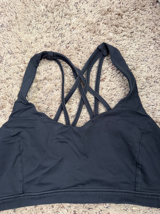 Lululemon Women’s Black Energy Bra Size 10 - Picture 5 of 8